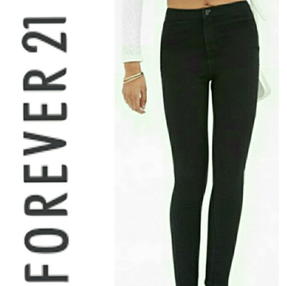 Forever 21 high-waisted skinny jeans